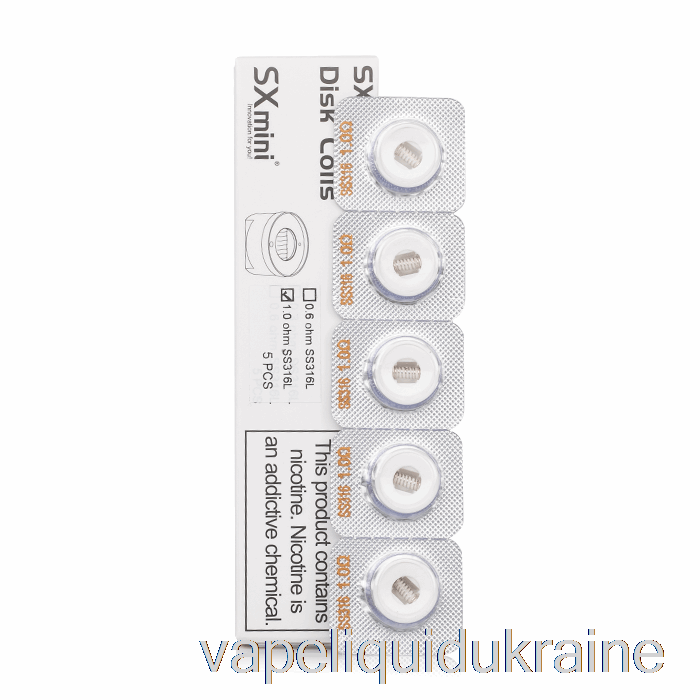 Vape Ukraine YiHI SX Nano ADA Replacement Coils 1.0ohm Coils